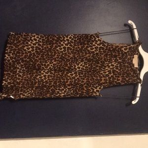 Cheetah print tunic Michael Kors